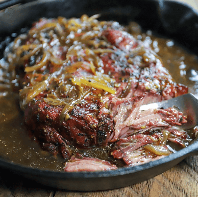 Smoked & Braised Chuck Roast