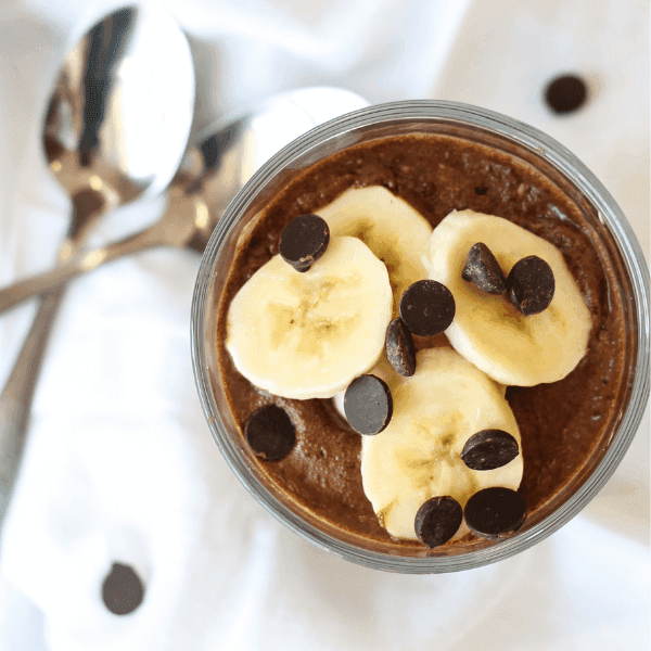 Almond Butter Chocolate Chia Pudding