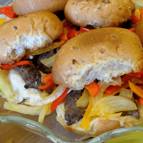 Philly Cheese Steak Sliders