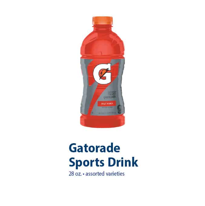 Gatorade Sports Drink, 28 oz. assorted varieties