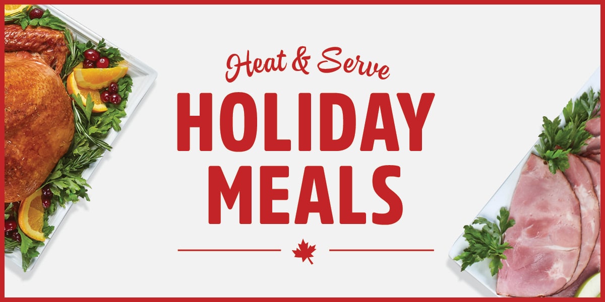 heat and serve holiday meals