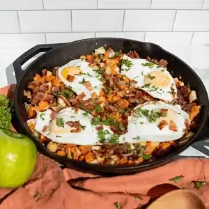 apple potato bacon hash