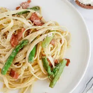 bacon asparagus pasta