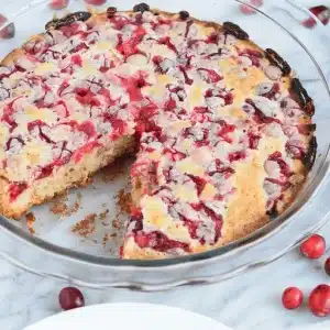 crustless cranberry pie